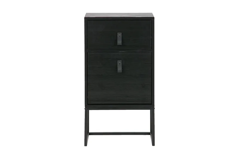 Ottoline Sängbord 40 cm, Svart