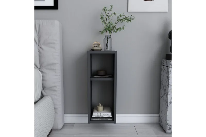 Rinorea Sängbord 23,2x59,6 cm - Antracit - Möbler - Bord & matgrupp - Avlastningsbord & sidobord - Sängbord & nattduksbord