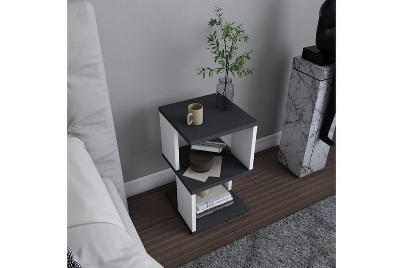 Rinorea Sängbord 29,6x49,4 cm - Antracit - Möbler - Bord & matgrupp - Avlastningsbord & sidobord - Sängbord & nattduksbord