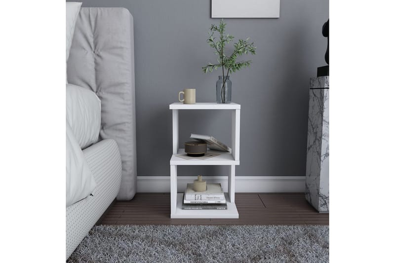 Rinorea Sängbord 29,6x49,4 cm - Vit - Möbler - Bord & matgrupp - Avlastningsbord & sidobord - Sängbord & nattduksbord