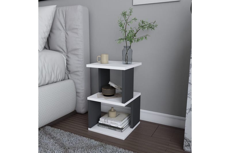 Rinorea Sängbord 29,6x49,4 cm - Vit - Möbler - Bord & matgrupp - Avlastningsbord & sidobord - Sängbord & nattduksbord