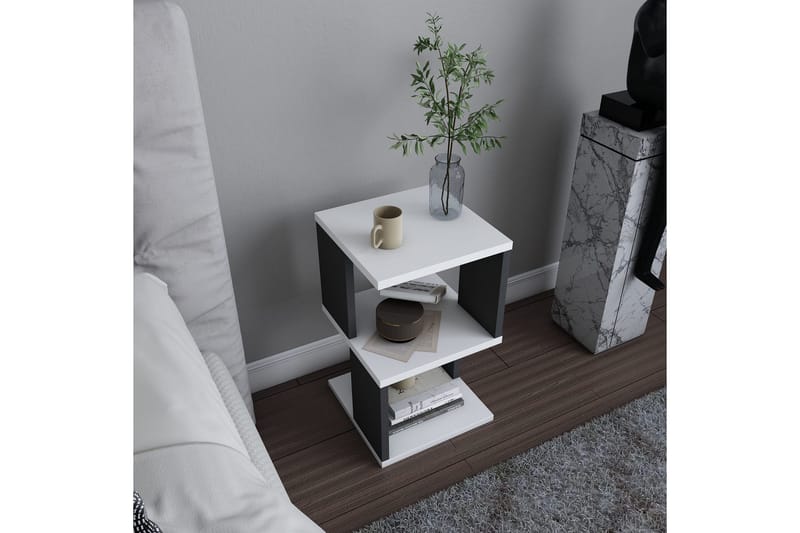 Rinorea Sängbord 29,6x49,4 cm - Vit - Möbler - Bord & matgrupp - Avlastningsbord & sidobord - Sängbord & nattduksbord