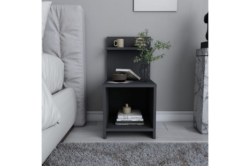 Rinorea Sängbord 35,6x72 cm - Antracit - Möbler - Bord & matgrupp - Avlastningsbord & sidobord - Sängbord & nattduksbord