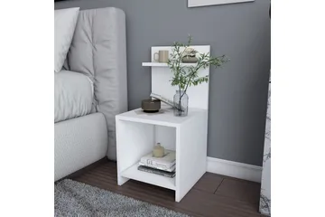 Rinorea Sängbord 35,6x72 cm - Vit - Möbler - Bord & matgrupp - Avlastningsbord & sidobord - Sängbord & nattduksbord