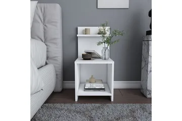 Rinorea Sängbord 35,6x72 cm - Vit - Möbler - Bord & matgrupp - Avlastningsbord & sidobord - Sängbord & nattduksbord