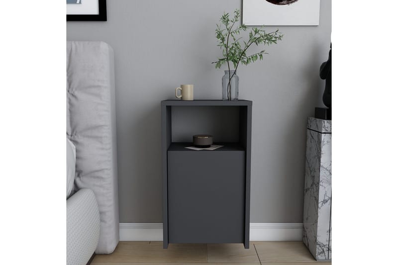 Rinorea Sängbord 36x61,4 cm - Antracit - Möbler - Bord & matgrupp - Avlastningsbord & sidobord - Sängbord & nattduksbord