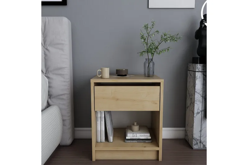 Rinorea Sängbord 44,6x52,8 cm - Brun - Möbler - Bord & matgrupp - Avlastningsbord & sidobord - Sängbord & nattduksbord