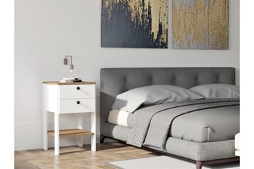 Rinorea Sängbord 44x75 cm - Vit - Möbler - Bord & matgrupp - Avlastningsbord & sidobord - Sängbord & nattduksbord