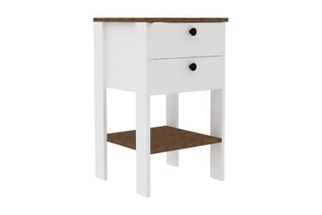 Rinorea Sängbord 44x75 cm - Vit - Möbler - Bord & matgrupp - Avlastningsbord & sidobord - Sängbord & nattduksbord