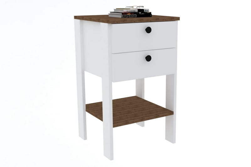 Rinorea Sängbord 44x75 cm - Vit - Möbler - Bord & matgrupp - Avlastningsbord & sidobord - Sängbord & nattduksbord