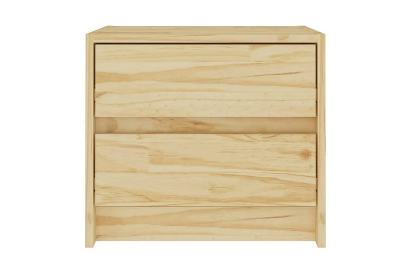 Sängbord 2 st 40x30,5x35,5 cm massiv furu - Brun - Sängbord & nattduksbord