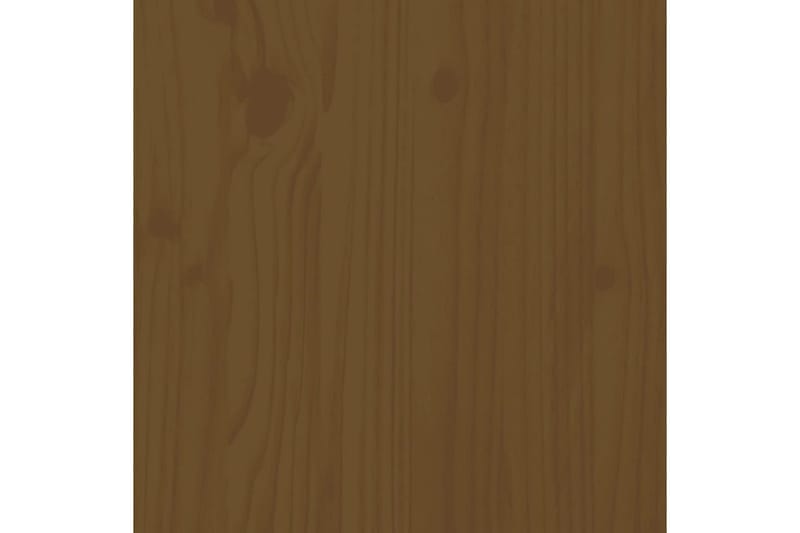Sängbord 2 st honungsbrun 35x34x32 cm massiv furu - Brun - Sängbord & nattduksbord