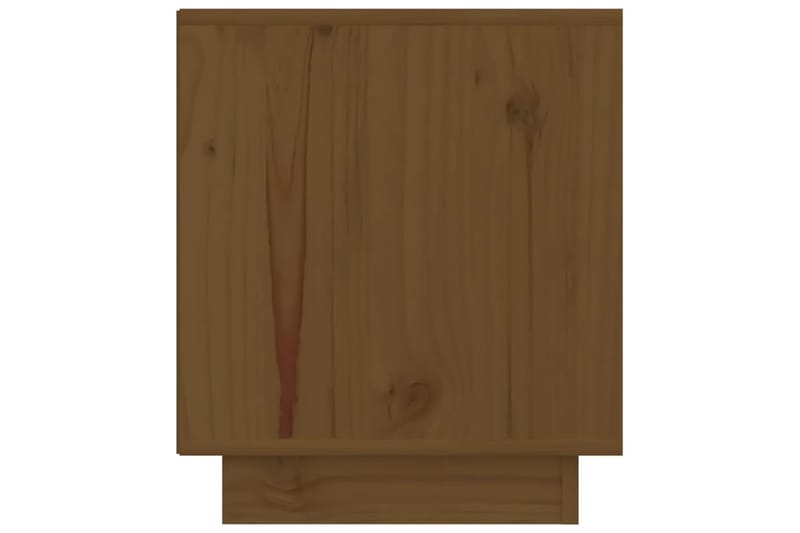 Sängbord 2 st honungsbrun 40x34x40 cm massiv furu - Brun - Sängbord & nattduksbord