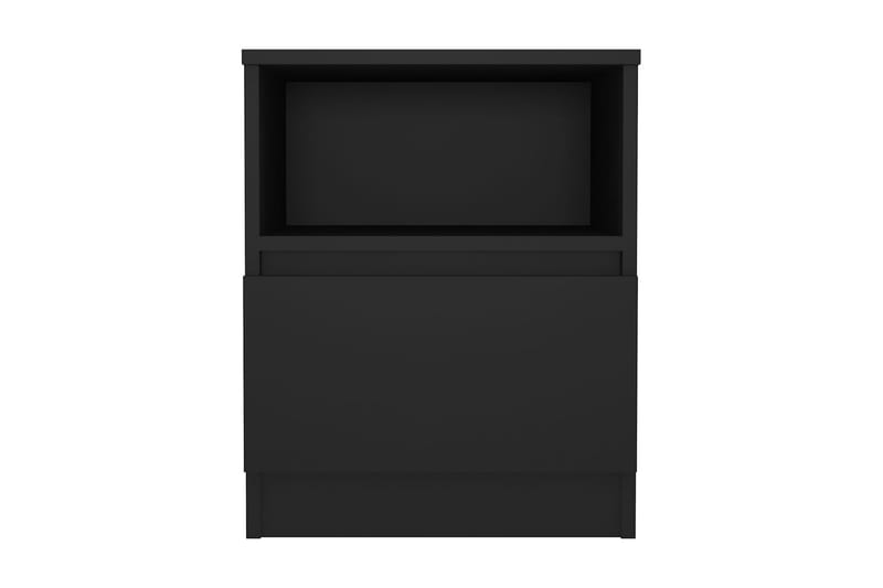 Sängbord 2 st svart 40x40x50cm sp�ånskiva - Svart - Sängbord & nattduksbord