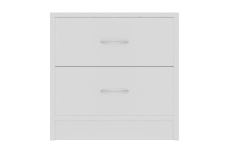 Sängbord 2 st vit 40x30x40 cm spånskiva - Vit - Sängbord & nattduksbord