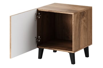 Sängbord 2-pack - Svart|Ek - Möbler - Bord & matgrupp - Avlastningsbord & sidobord - Sängbord & nattduksbord
