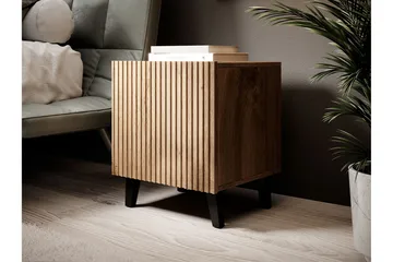 Sängbord 2-pack - Svart|Ek - Möbler - Bord & matgrupp - Avlastningsbord & sidobord - Sängbord & nattduksbord