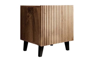 Sängbord 2-pack - Svart|Ek - Möbler - Bord & matgrupp - Avlastningsbord & sidobord - Sängbord & nattduksbord