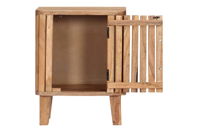 Sängbord 40x30x50 cm massivt acaciaträ - Brun - Sängbord & nattduksbord