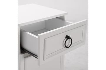 Sängbord Ajra 40x38 cm Vit - Hanah Home - Möbler - Bord & matgrupp - Avlastningsbord & sidobord - Sängbord & nattduksbord