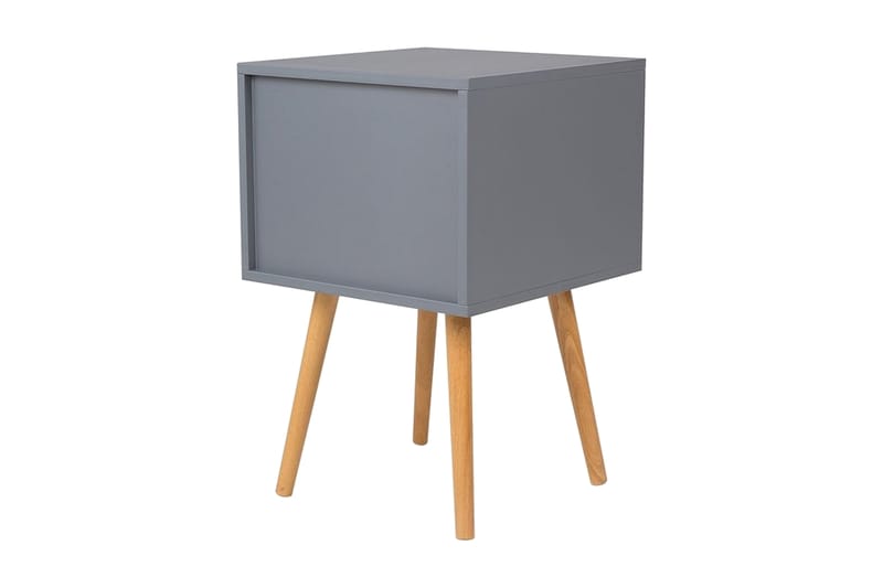 Sängbord Alabama 40 cm - Grå - Möbler - Bord & matgrupp - Avlastningsbord & sidobord - Sängbord & nattduksbord