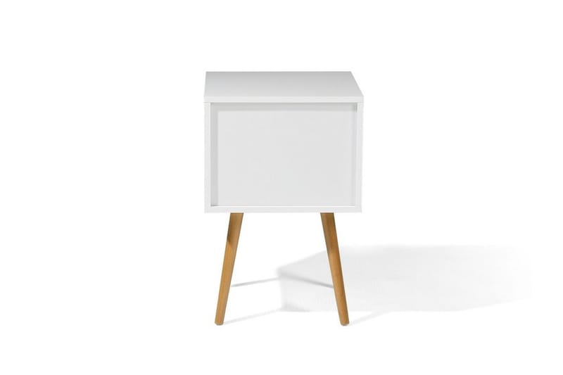 Sängbord Alabama 40 cm - Vit - Möbler - Bord & matgrupp - Avlastningsbord & sidobord - Sängbord & nattduksbord