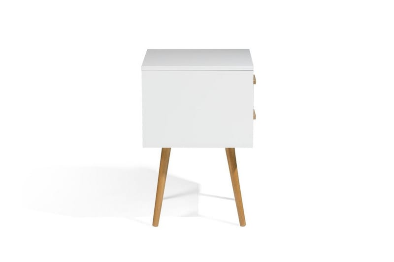 Sängbord Alabama 40 cm - Vit - Möbler - Bord & matgrupp - Avlastningsbord & sidobord - Sängbord & nattduksbord