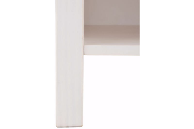 Sängbord Albertville 43 cm - Vit/Gul - Möbler - Bord & matgrupp - Avlastningsbord & sidobord - Sängbord & nattduksbord