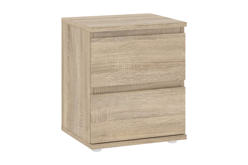 Sängbord Alina med 2 Lådor - Ek - Möbler - Bord & matgrupp - Avlastningsbord & sidobord - Sängbord & nattduksbord