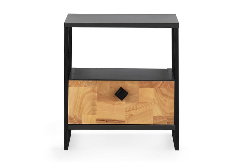 Sängbord Altuniza 45x41 cm - Antracit - Möbler - Bord & matgrupp - Avlastningsbord & sidobord - Sängbord & nattduksbord