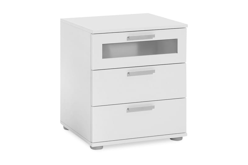 Sängbord Arwen 45 cm med Förvaring 3 Lådor - Extra Vit - Möbler - Bord & matgrupp - Avlastningsbord & sidobord - Sängbord & nattduksbord