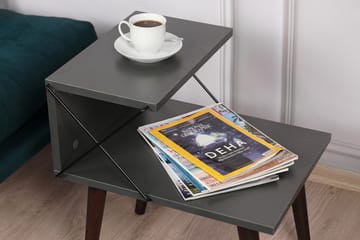 Sängbord Ashlanna 50 cm - Antracit - Möbler - Bord & matgrupp - Avlastningsbord & sidobord - Sängbord & nattduksbord