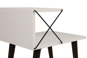 Sängbord Ashlanna 50 cm - Vit - Möbler - Bord & matgrupp - Avlastningsbord & sidobord - Sängbord & nattduksbord