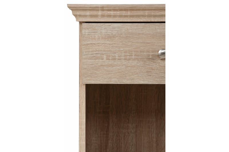 Sängbord Borgela 45 cm med Förvaring Låda + Hylla - Brun - Möbler - Bord & matgrupp - Avlastningsbord & sidobord - Sängbord & nattduksbord