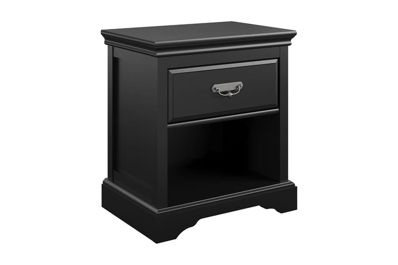 Sängbord Bristol 60x42 cm Svart - Dorel Home - Möbler - Bord & matgrupp - Avlastningsbord & sidobord - Sängbord & nattduksbord