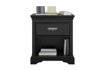 Sängbord Bristol 60x42 cm Svart - Dorel Home - Möbler - Bord & matgrupp - Avlastningsbord & sidobord - Sängbord & nattduksbord