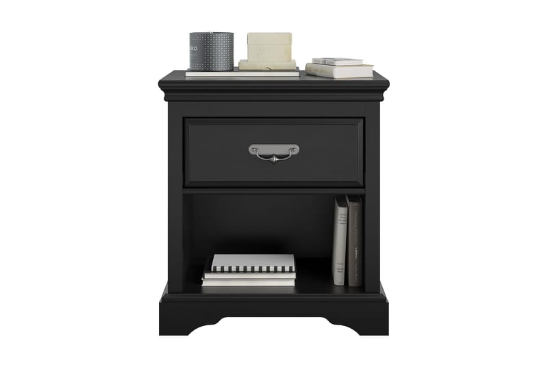 Sängbord Bristol 60x42 cm Svart - Dorel Home - Möbler - Bord & matgrupp - Avlastningsbord & sidobord - Sängbord & nattduksbord