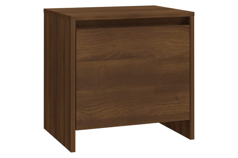 Sängbord brun ek 45x34x44,5 cm spånskiva - Brun - Sängbord & nattduksbord