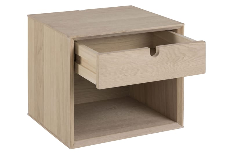 Sängbord Century 37 cm Hög med Förvaring Låda - Beige - Möbler - Bord & matgrupp - Avlastningsbord & sidobord - Sängbord & nattduksbord
