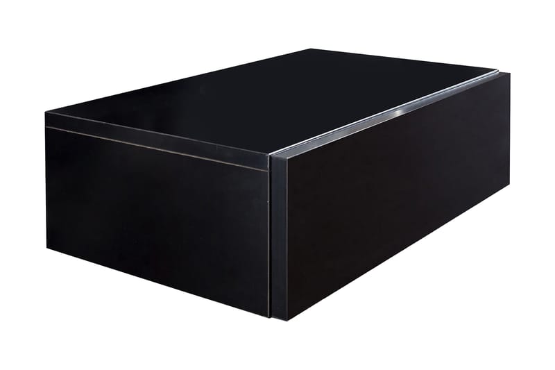 Sängbord Delashmutt 46 cm - Svart - Sängbord & nattduksbord