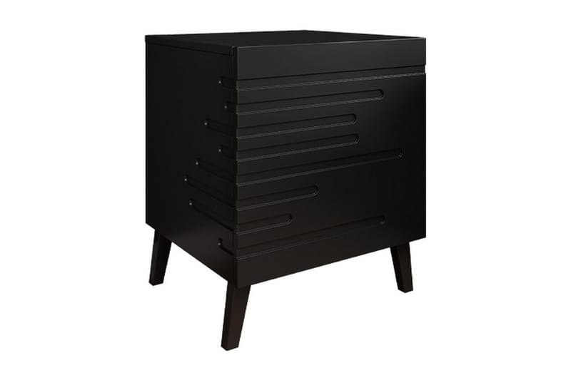 Sängbord Demjen 44 cm - Matt Svart - Möbler - Bord & matgrupp - Avlastningsbord & sidobord - Sängbord & nattduksbord
