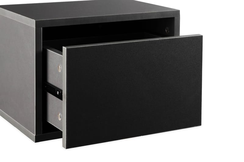 Sängbord Ferinto 35 cm - Grå - Möbler - Bord & matgrupp - Avlastningsbord & sidobord - Sängbord & nattduksbord