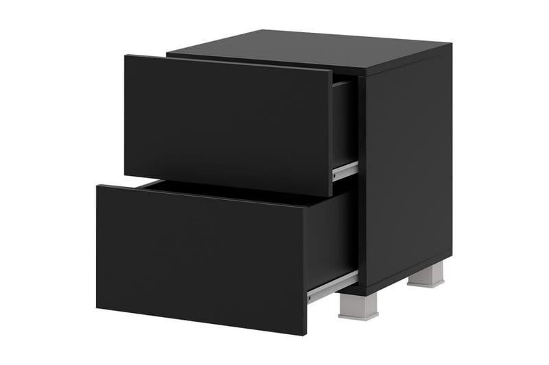 Sängbord Frick 40 cm med Förvaring - Vit - Möbler - Bord & matgrupp - Avlastningsbord & sidobord - Sängbord & nattduksbord
