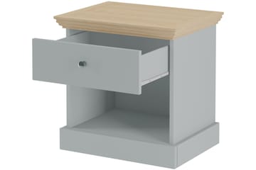 Sängbord Galen 45x35 cm - Grå/Brun - Möbler - Bord & matgrupp - Avlastningsbord & sidobord - Sängbord & nattduksbord