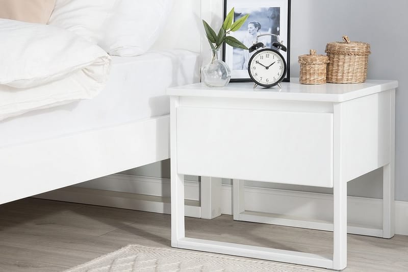 Sängbord Giulia 50 cm - Vit - Sängbord & nattduksbord