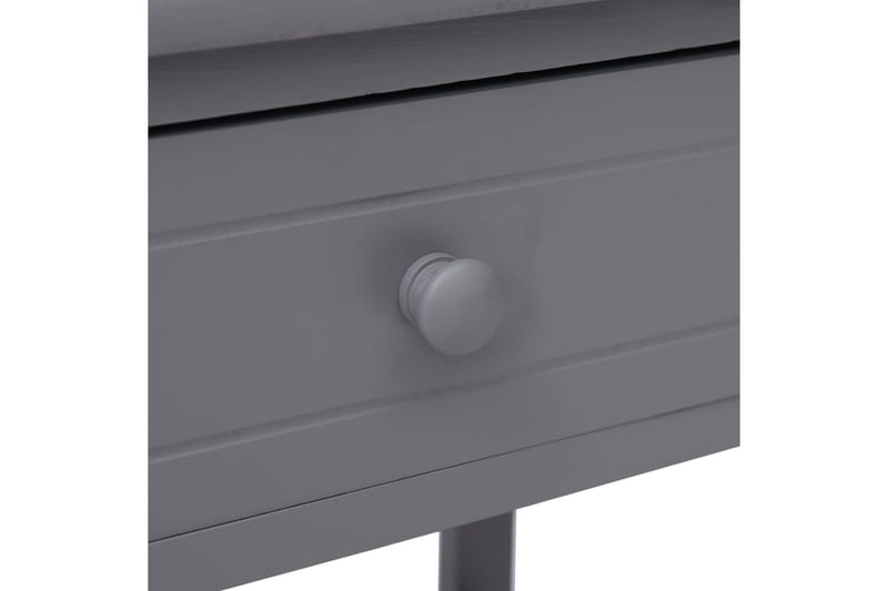 Sängbord grå 40x29x42 cm paulownia - Grå - Sängbord & nattduksbord