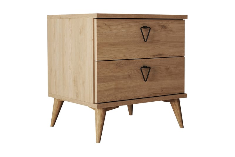 Sängbord Heerle 52 cm - Natur - Möbler - Bord & matgrupp - Avlastningsbord & sidobord - Sängbord & nattduksbord