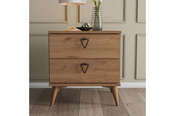 Sängbord Heerle 52 cm - Natur - Möbler - Bord & matgrupp - Avlastningsbord & sidobord - Sängbord & nattduksbord