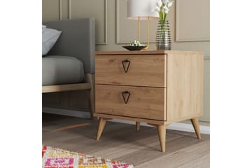 Sängbord Heerle 52 cm - Natur - Möbler - Bord & matgrupp - Avlastningsbord & sidobord - Sängbord & nattduksbord