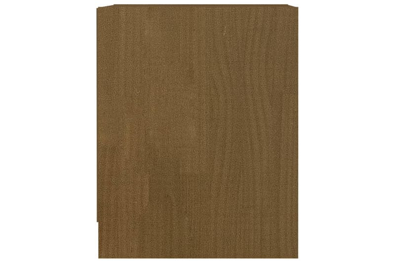 Sängbord honungsbrun 35,5x33,5x41,5 cm massiv furu - Brun - Sängbord & nattduksbord